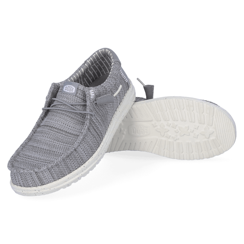 Wally Stretch Sox Heren Instappers Grey