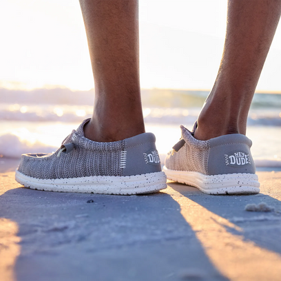 Wally Stretch Sox Heren Instappers Grey