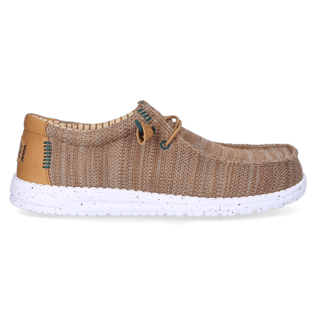 Wally Stretch Sox Heren Instappers Bone Brown/Multi