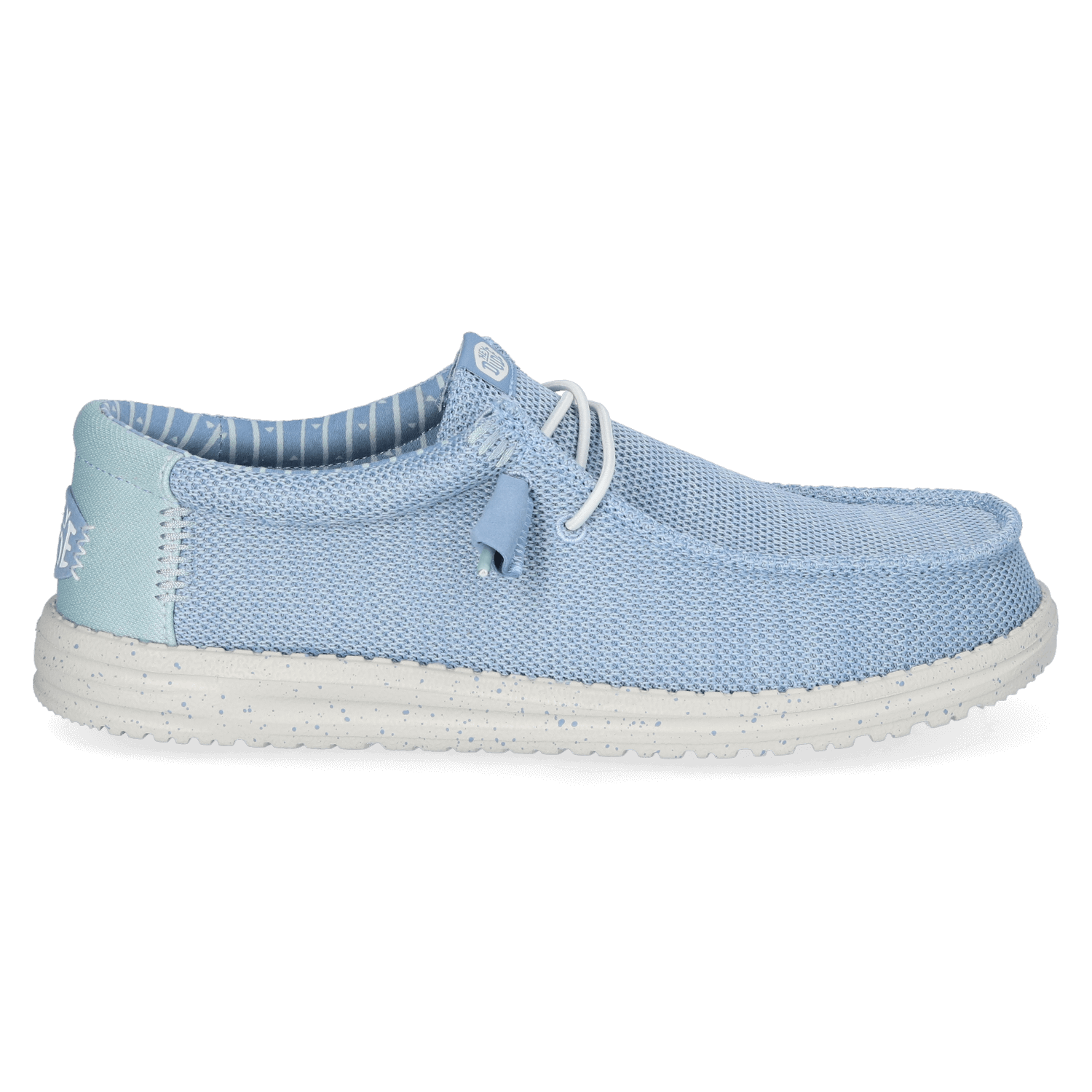 HEYDUDE Wally Stretch Sox Heren Instappers Blauw | HD41898-4TS