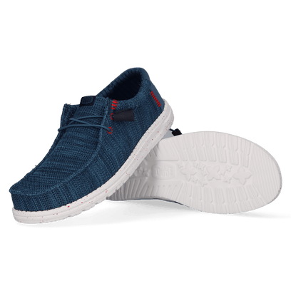 Wally Stretch Sox Heren Instappers Ensign Blue/Multi