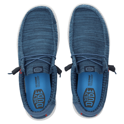 Wally Stretch Sox Heren Instappers Ensign Blue/Multi