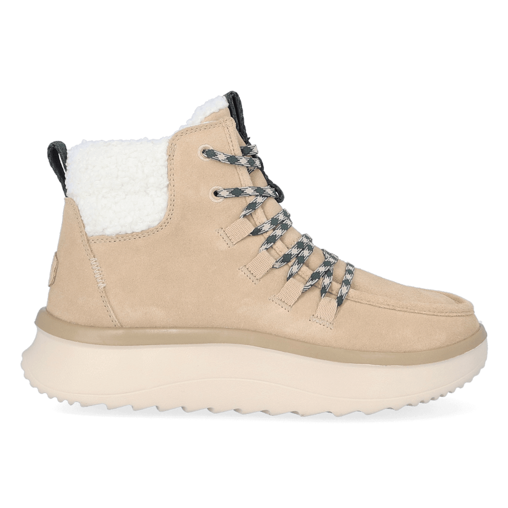 Wendy Apres Suede Cozy Dames Boots Beige