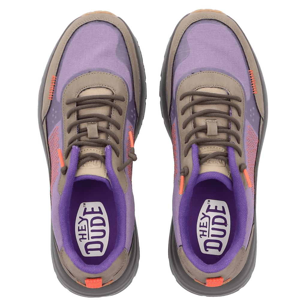 Sirocco Alta Hype Heren Sneakers Grey/Purple