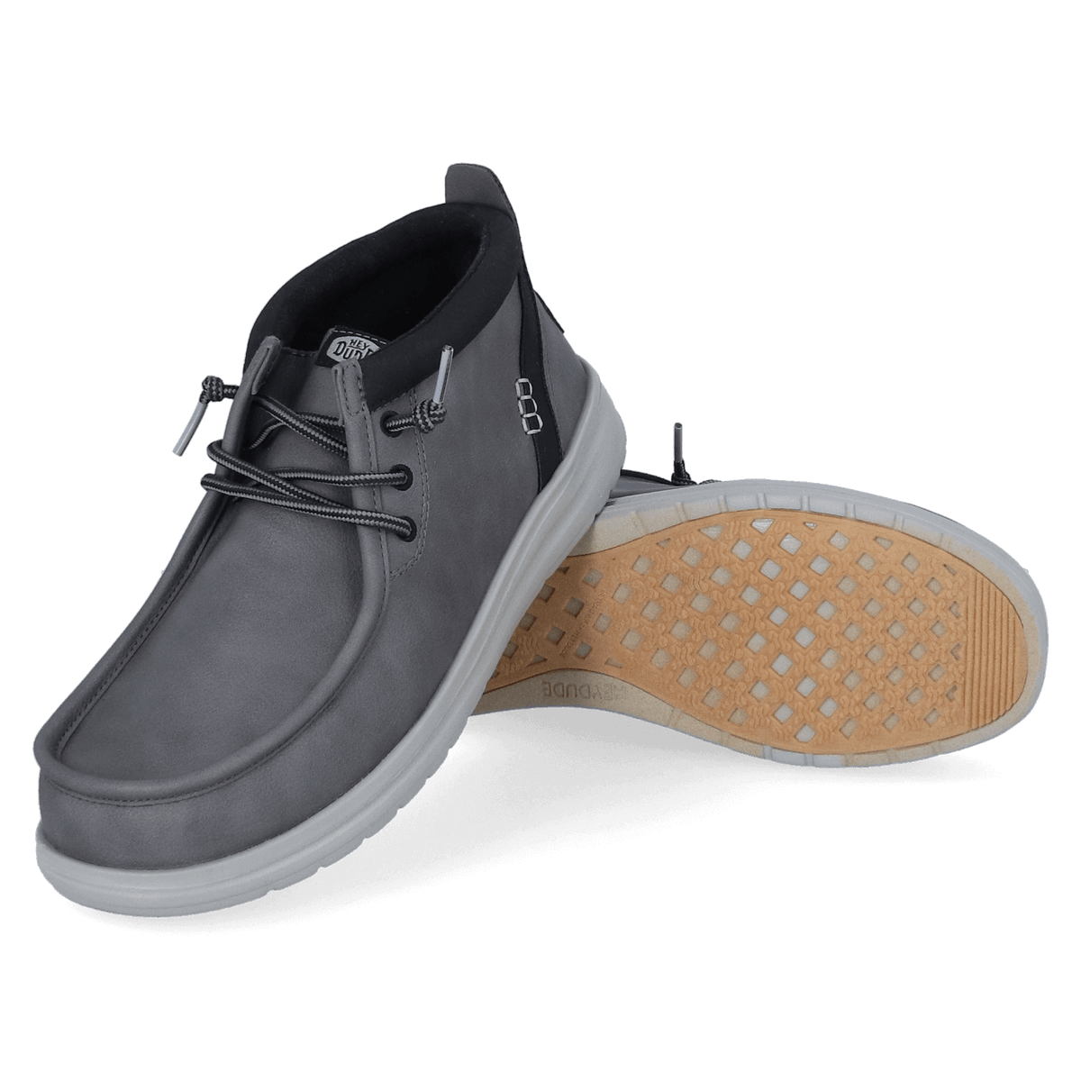 Bottines Hey Dude Wally Mid Gripr - Confort, Style Et Polyvalence En Marron - 8