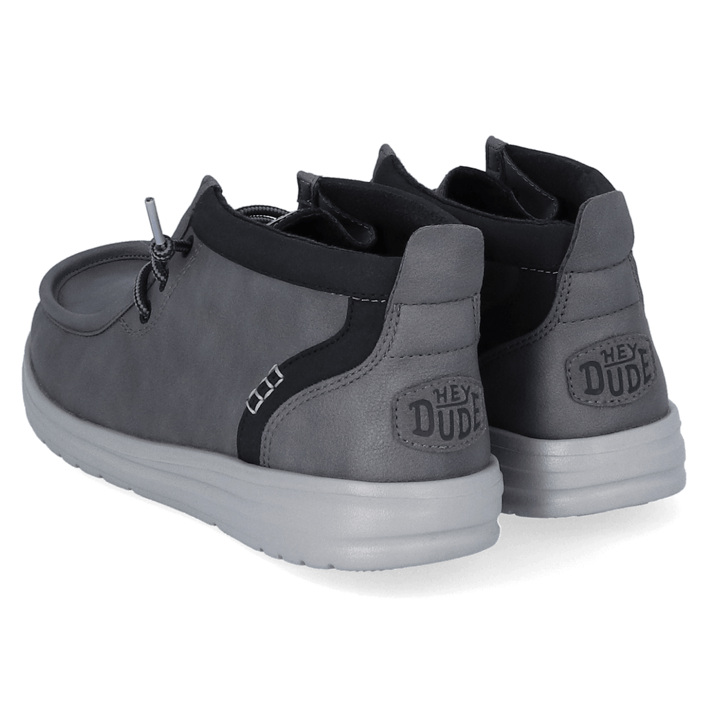 Wally Mid GripR Classic Heren Instappers Grey/Black