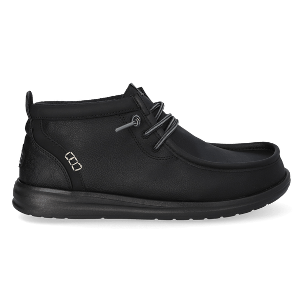Wally Mid GripR Classic Heren Instappers Black/Black
