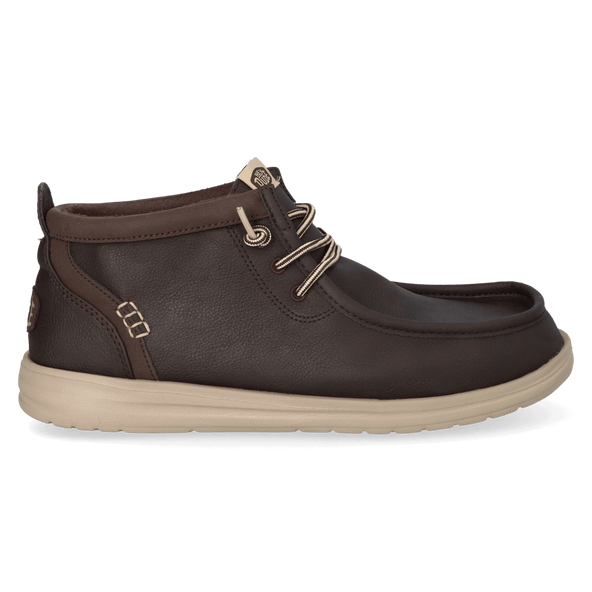 Wally Mid GripR Classic Heren Instappers Mole Brown