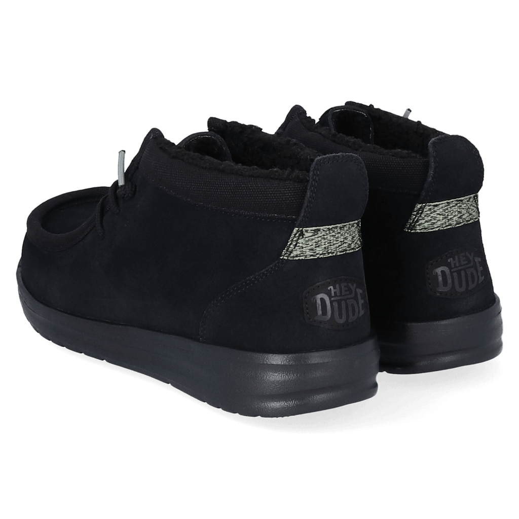 Wally Mid GripR Warmth Heren Instappers Black/Black