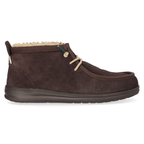 Wally Mid GripR Warmth Heren Instappers Mole Brown