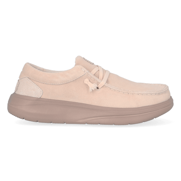 Wendy Comf Suede Dames Instappers Blush