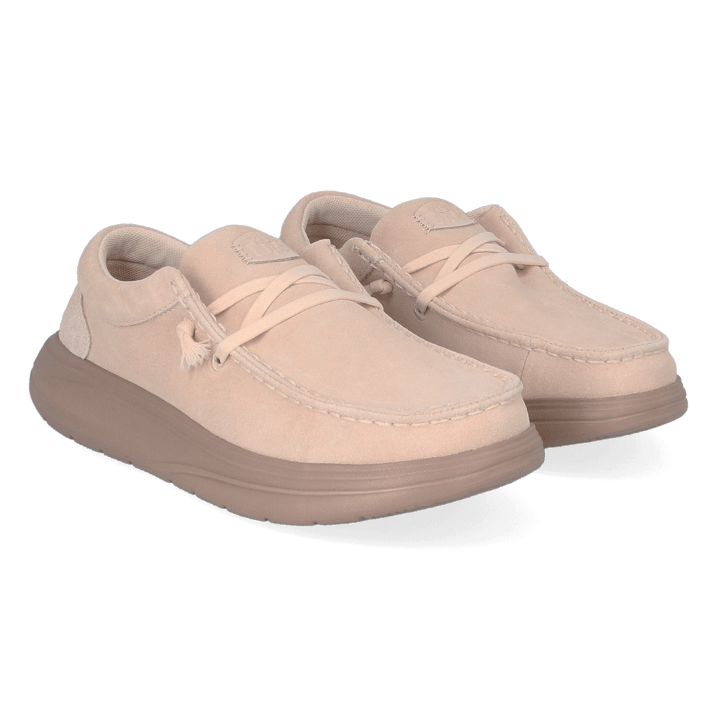 Wendy Comf Suede Dames Instappers Blush