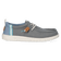Wally Craft Linen Heren Instappers Monument Grey/Faded Denim
