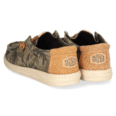 Wally Palm Jute Heren Instappers Burnt Olive/Ginger Brown