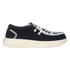 Wendy Comf Suede Crochet Dames Instappers Black/Multi