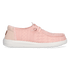 Wendy Crochet Lace Dames Instappers Pale Pink