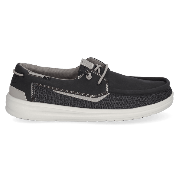 Welsh Grip Classic Mesh Heren Loafers Black/Storm Grey