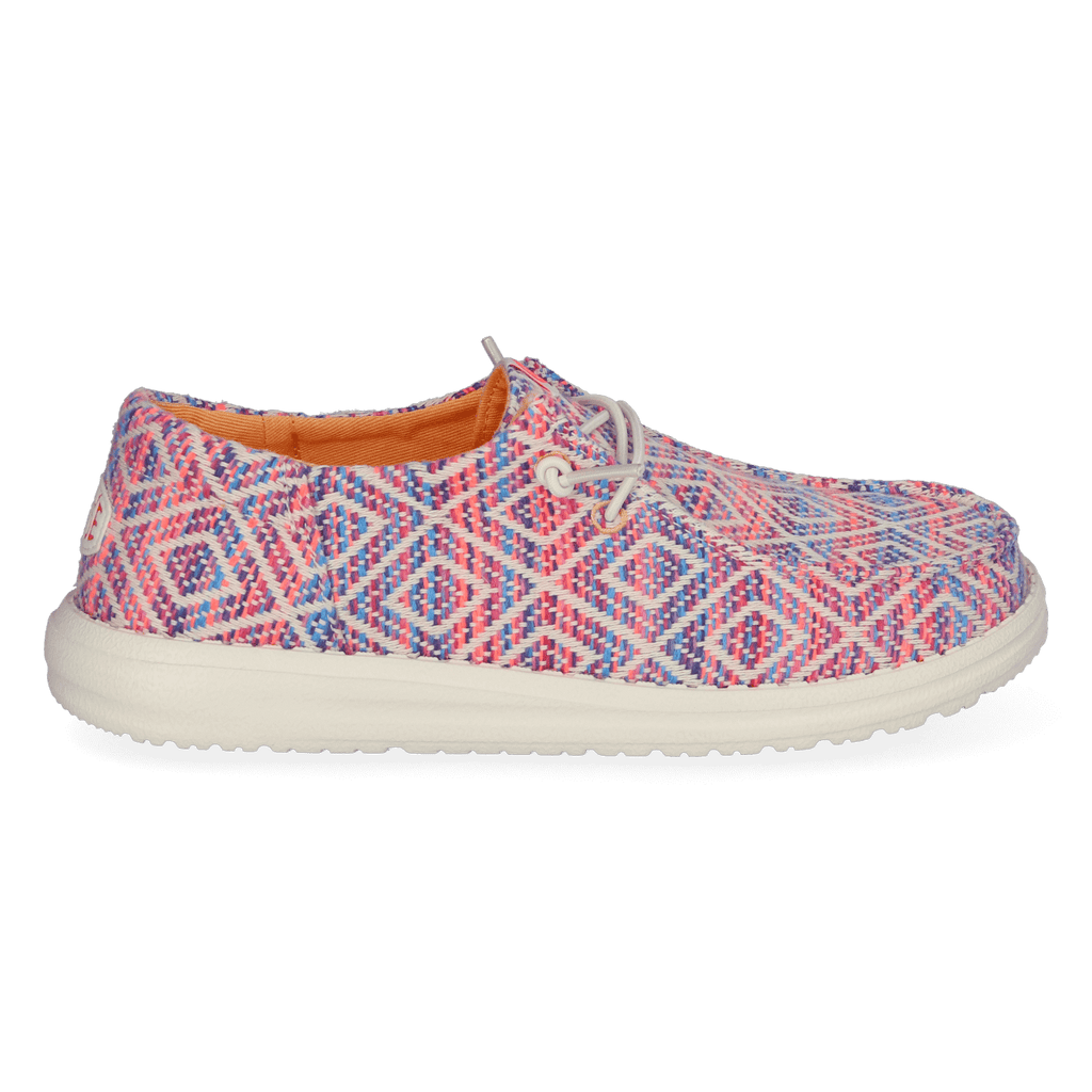 Wendy Funk Surf Dames Instappers Baja Blue/Pink/Multi