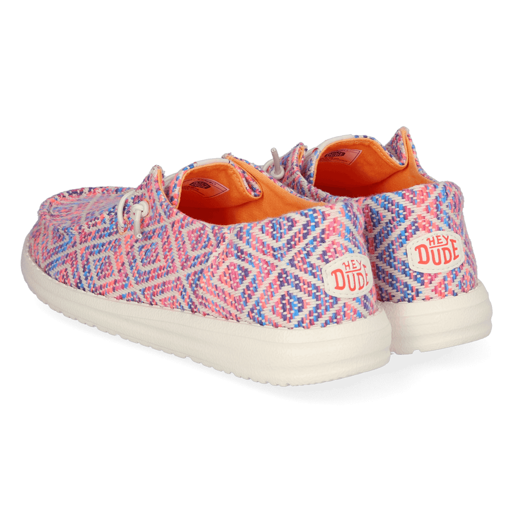 Wendy Funk Surf Dames Instappers Baja Blue/Pink/Multi