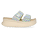 Delray Slide Surf Baja Dames Slippers Blue Multi