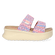 Delray Slide Surf Baja Dames Slippers Blue/Pink Multi