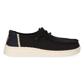 Wendy Espadrille Woven Dames Instappers Black