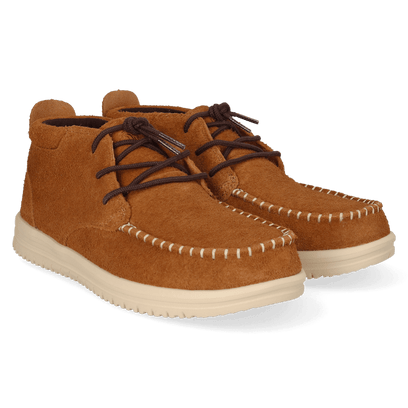 Wally NXT Mid Heren Boots Suede Spice Brown/Wood Ash