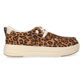 Wendy Nova Classic Dames Sneakers Tan Leopard