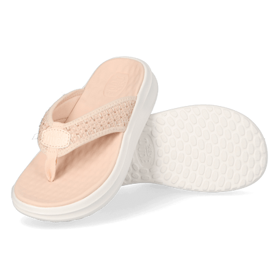 Tide Flip Dames Slippers Champagne/White