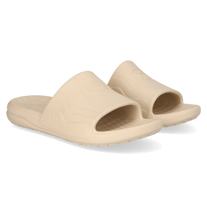 Wave Slide Heren Slippers White/Bone