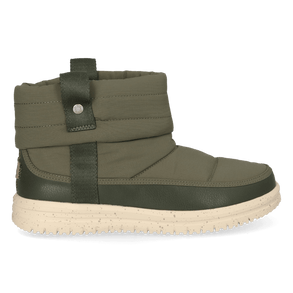 Camden Cuff Nylon Quilt Dames Boots Dark Olive