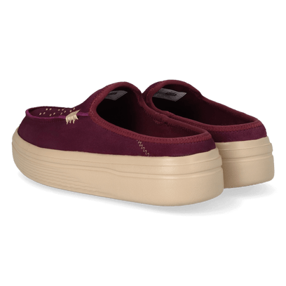 Austin Lift Suede Stud Dames Instappers Fig Purple