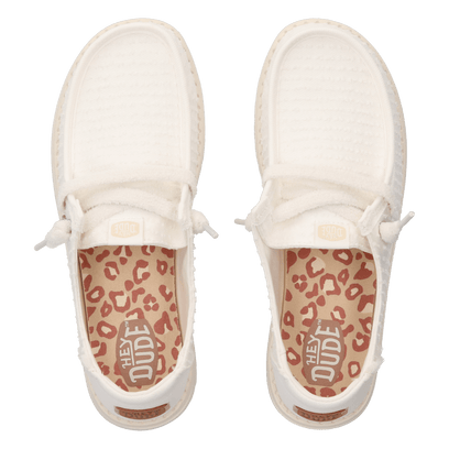 Wendy Frayed Canvas Dames Instappers Snow White