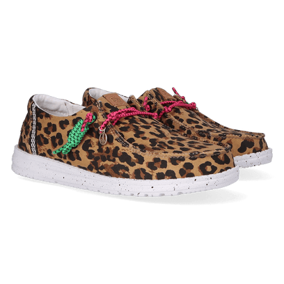 Wendy Getaway Lace Dames Instappers Leopard