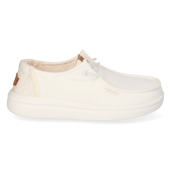 Wendy Rise Chambray Grid Dames Instappers Snow White