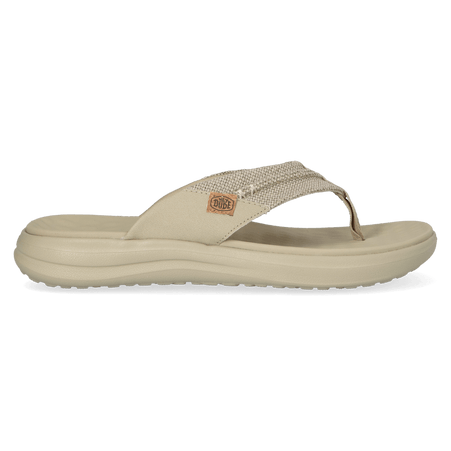 Finn Flip Braided Heren Teenslippers Tan