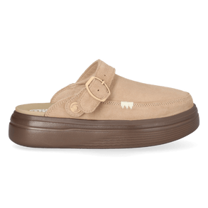Austin Lift Dames Clogs Suede Sesame/Multi