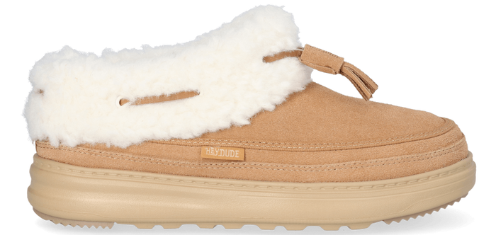 Remi Toastee Lo Tassel Dames Instappers Suede Tan