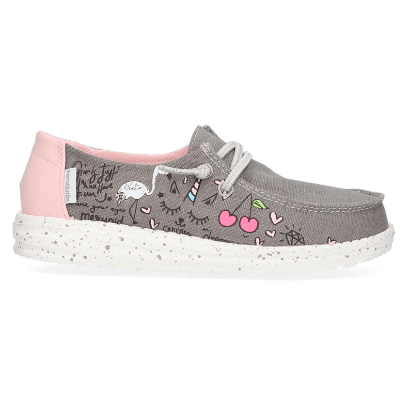 Wendy Youth Meisjes Instappers Doodle Grey