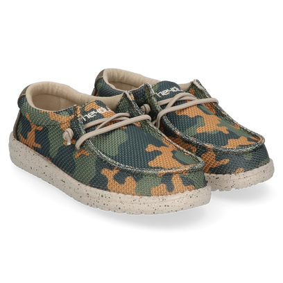 Wally Youth Jongens Instappers Sox Army Camo