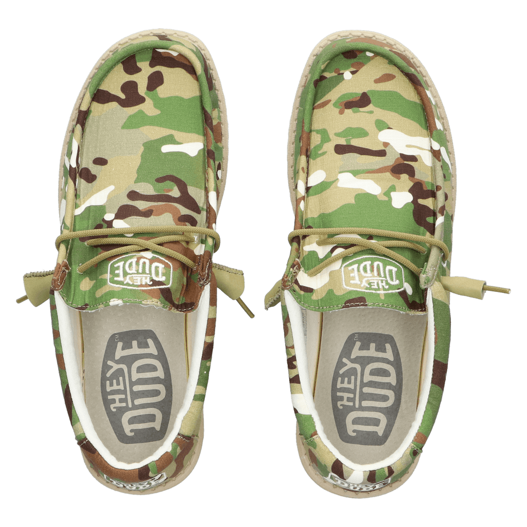 Wally Camouflage Heren Instappers Multi Camo