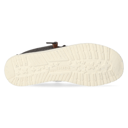 Wally Knit Heren Instappers Charcoal