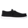 Wally Slub Canvas Heren Instappers Black