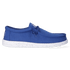 Wally Slub Canvas Heren Instappers True Blue