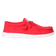 Wally Slub Canvas Heren Instappers Red