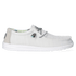 Wally Sox Triple Needle Heren Instappers Star White