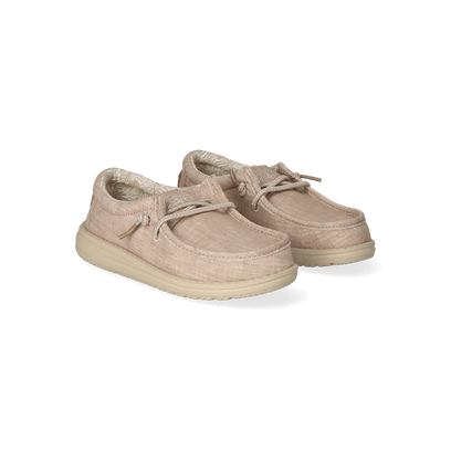 Wally Youth Jongens Instappers Basic Beige