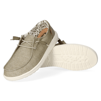 Wendy Chambray Dames Instappers Sage