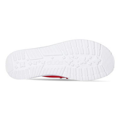 Wendy Slub Dames Instappers Red