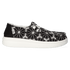Wendy Rise Eyelet Dames Instappers Black